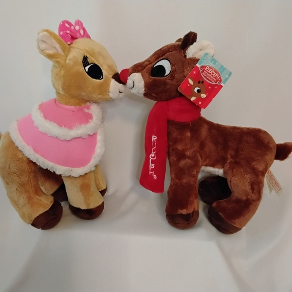 Vintage Dan Dee Rudolph Clarise 10" Stuffed  Plush - Picture 10 of 10